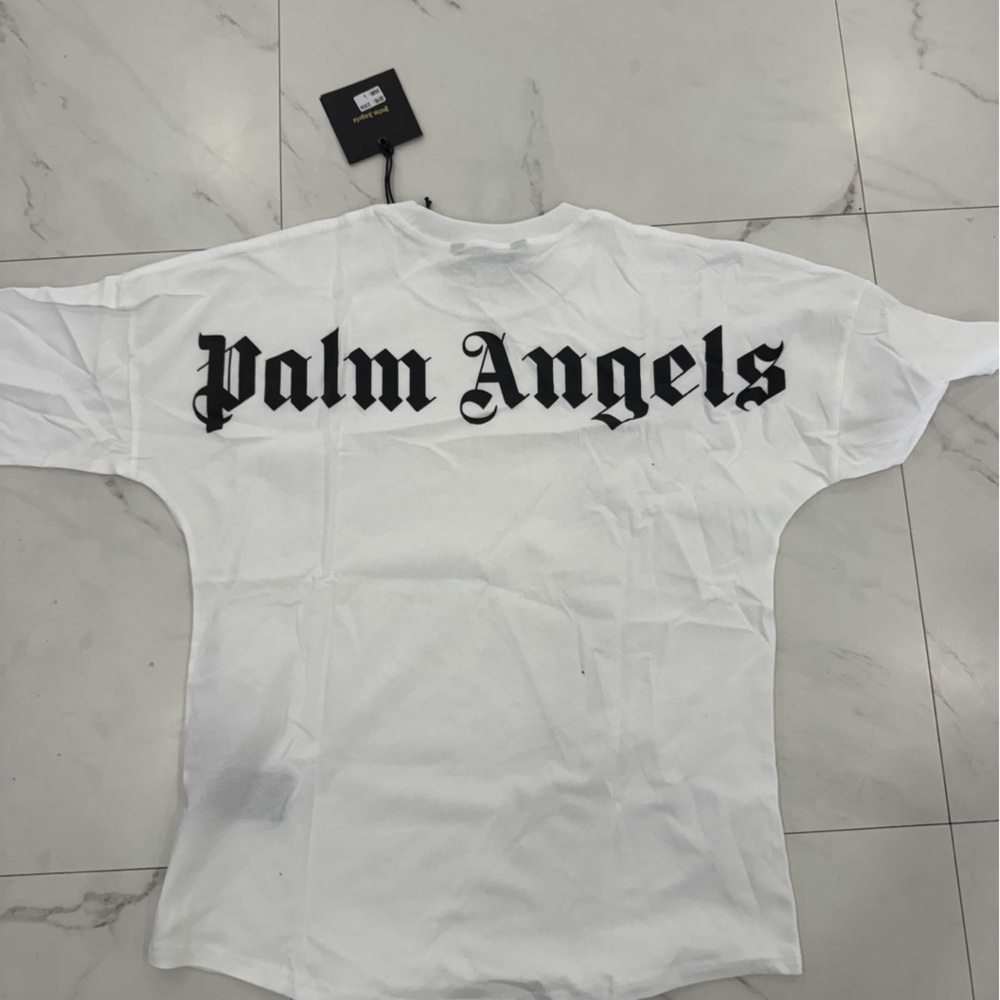 Palm Angels Neck and Back Logo T-Shirt Men’s Large